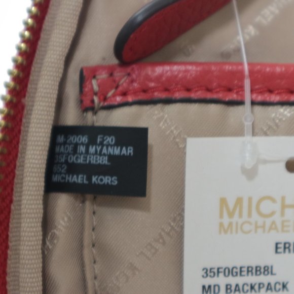 Michael Kors Erin M Backpack Flame main image 4